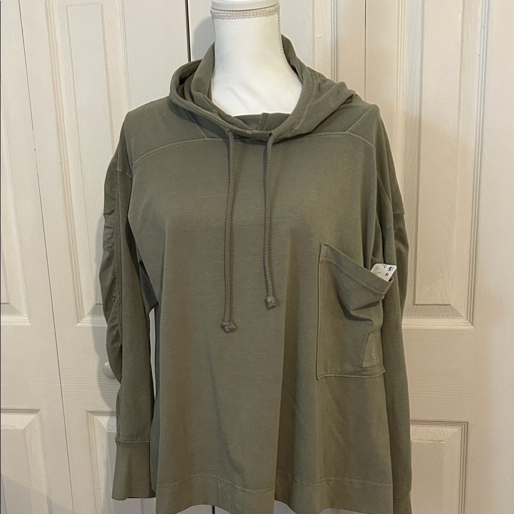 FP Movement by Free People Olive Green Hoodie Sweater XS